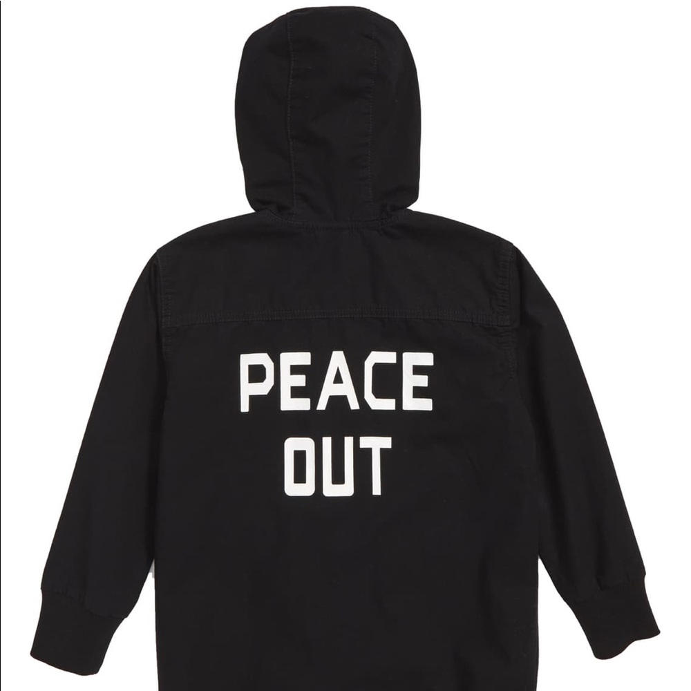 Peace Out stretch Cotton Parka Jacket